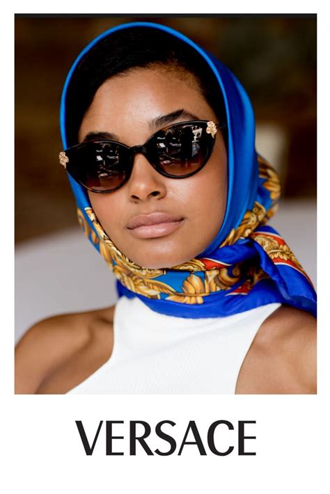 versace head scarf ebay|versace tribute scarf.